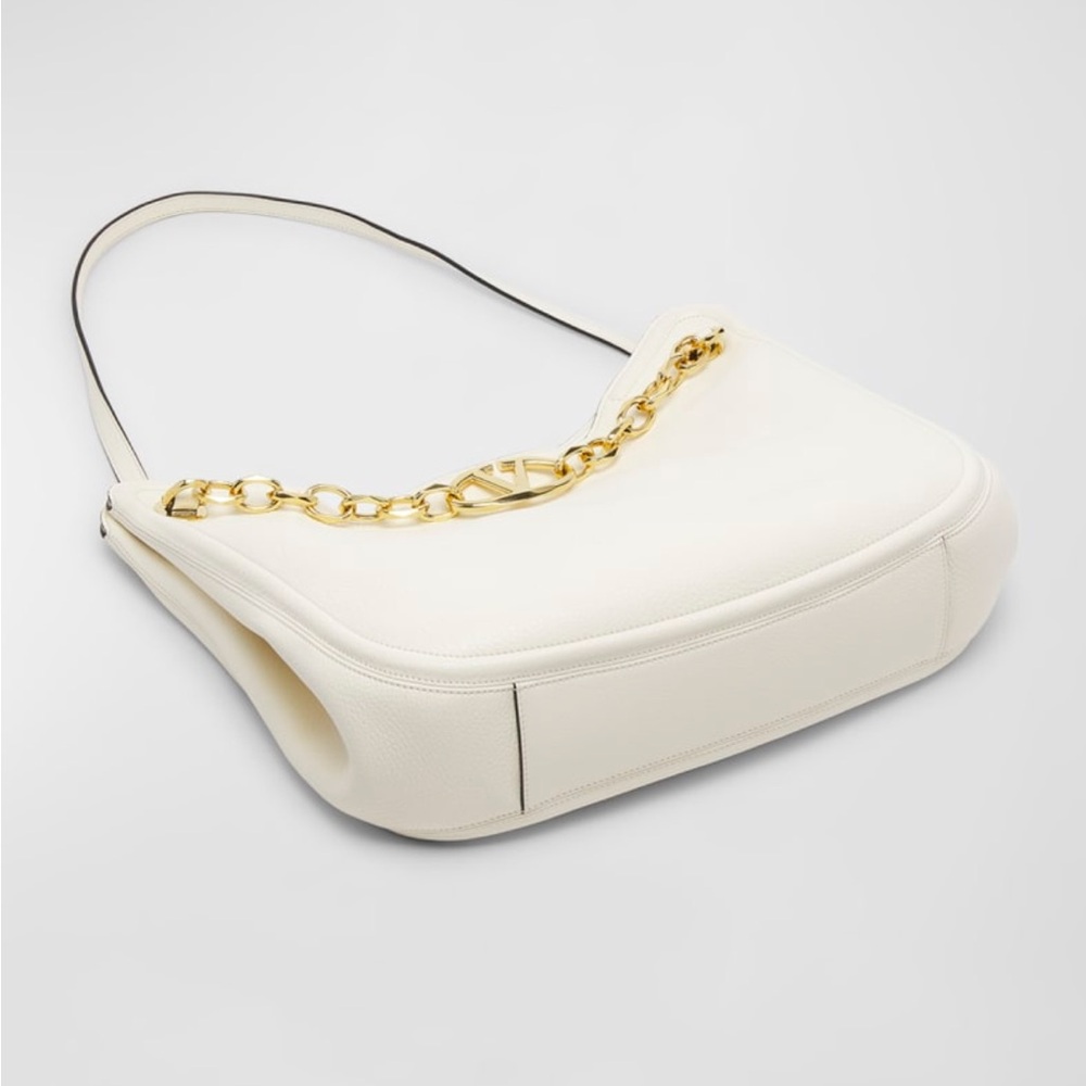 RELISTED: Valentino VLOGOC Moon Leather Hobo Bag - Picture 4 of 11